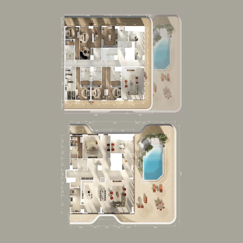 The Arthouse 5 bed floor plan, 13,814 – 13,816 sqft
