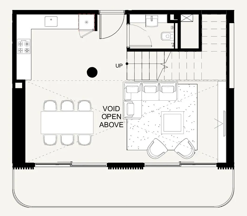 Azizi Abraham 2 bed floor plan, 1,874 sqft