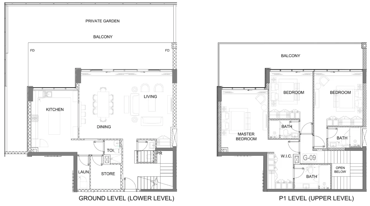 Golf Greens 3 bed floor plan, 3,932 sqft