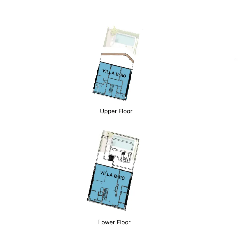 Karl Lagerfeld Beach Residences 3 bed floor plan, 3,623 sqft