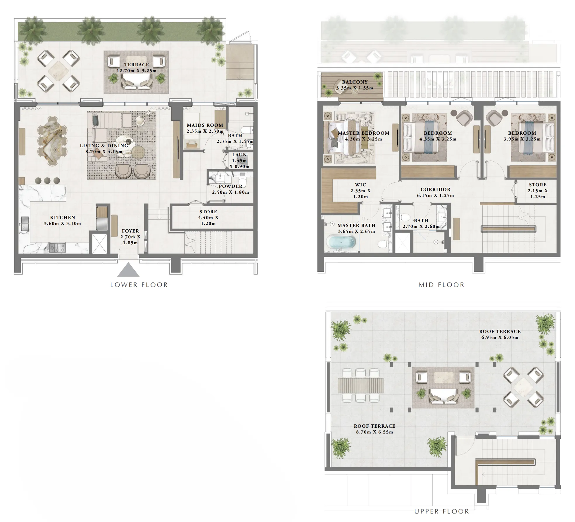 Altan 3 bed floor plan, 4,080 sqft