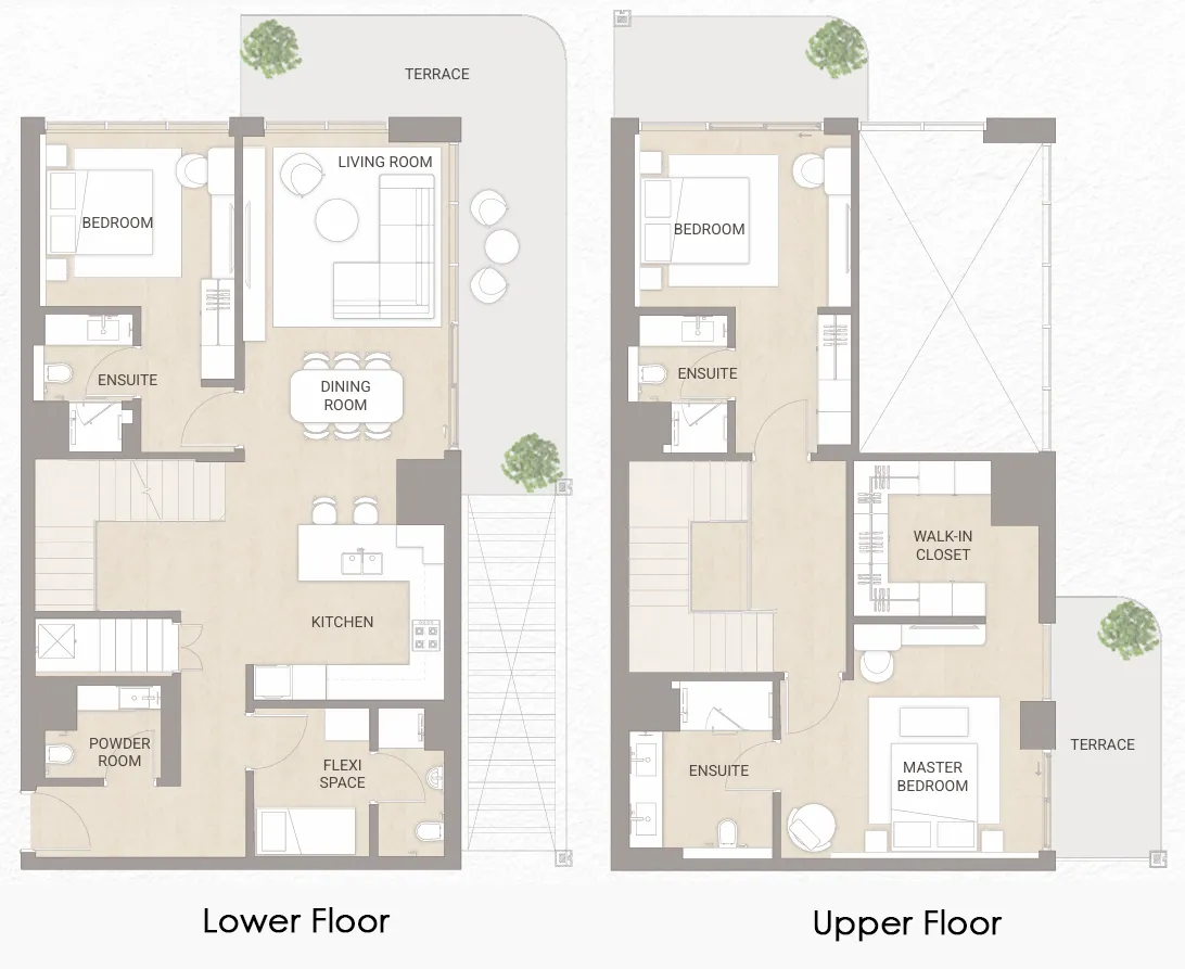 Soma Residences 3 bed floor plan, 2,355 sqft