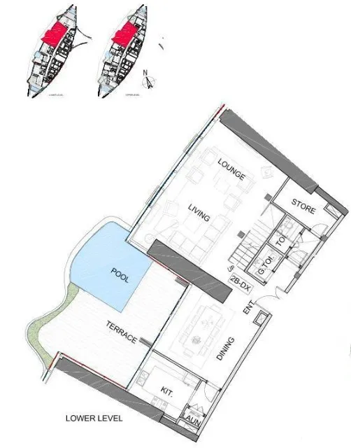 Safa One de Grisogono 2 bed floor plan, 2,748 sqft