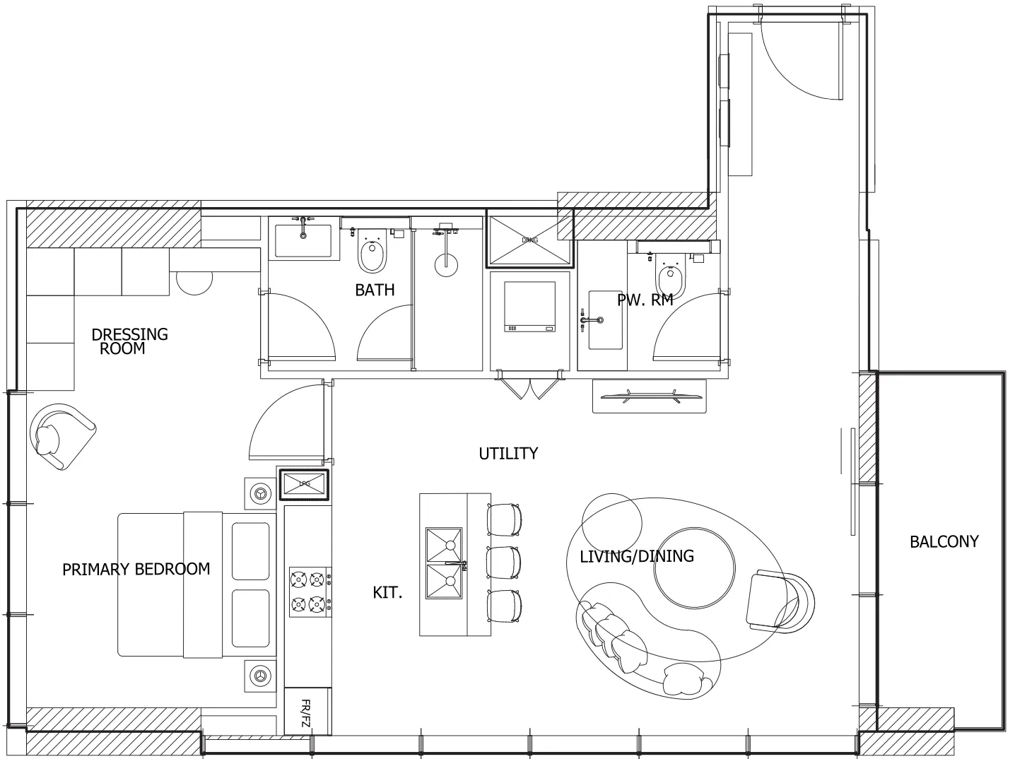 Parkway by Prestige One 1 bed floor plan, 915 sqft