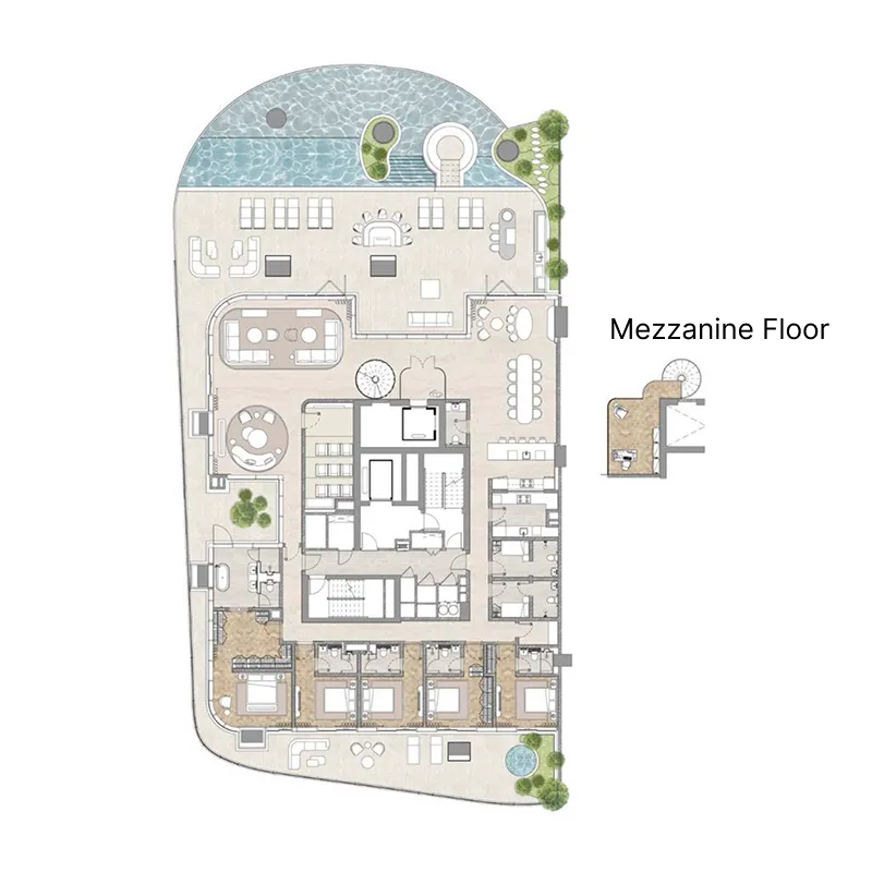 Casa AHS 5 bed floor plan, 10,360 sqft
