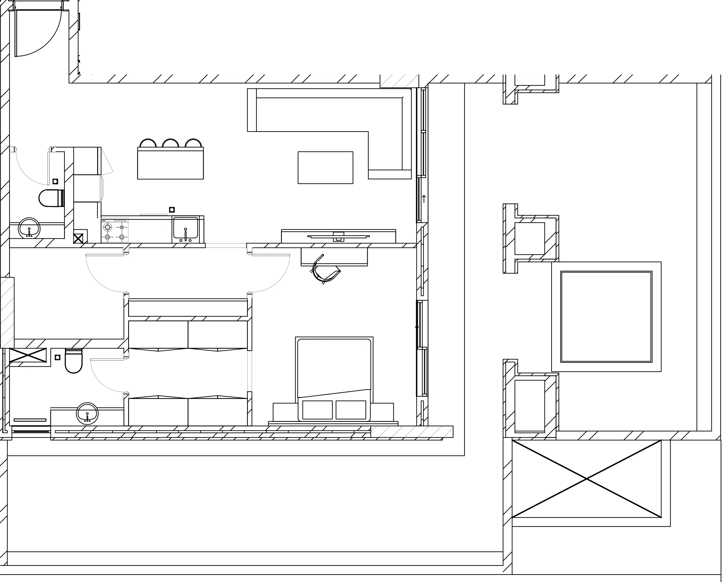 Berkeley Square 1 bed floor plan, 1,653 sqft