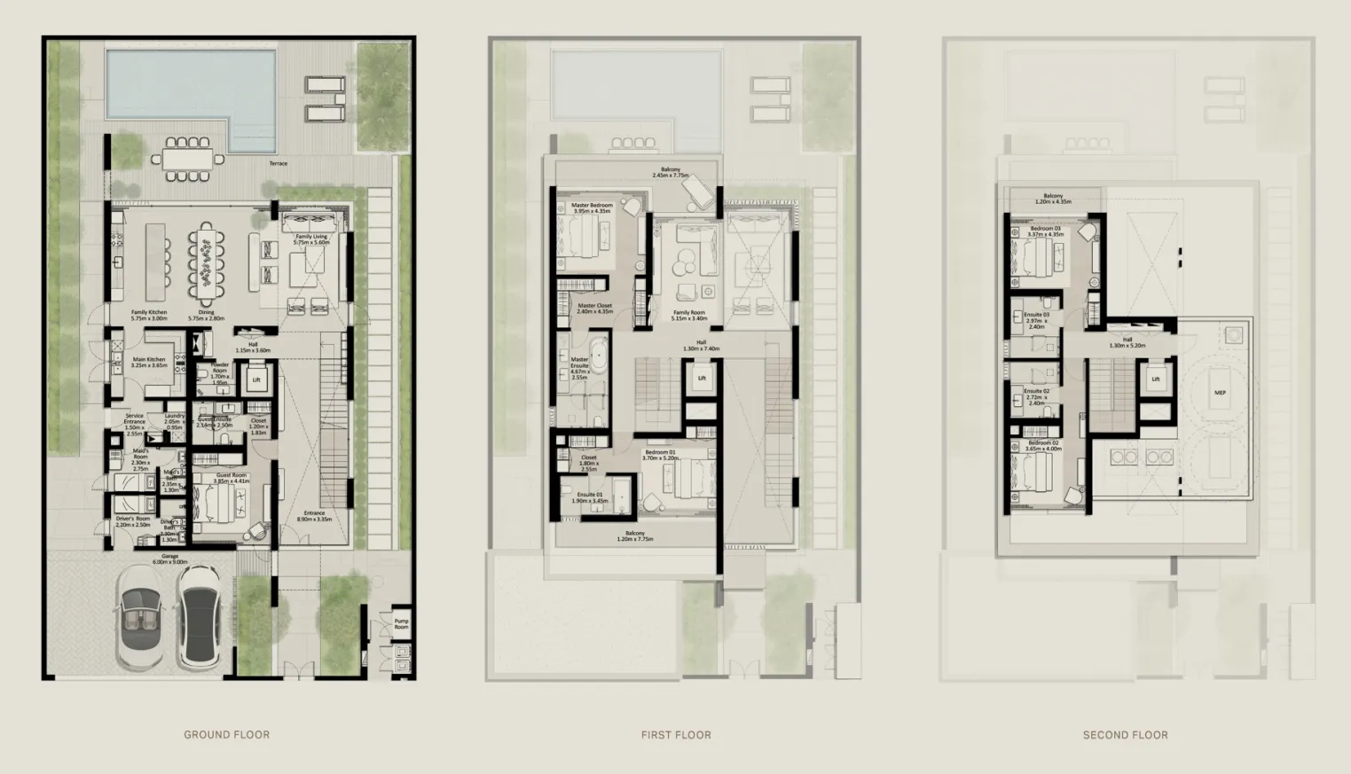 Nad Al Sheba Gardens Phase 11 5 bed floor plan, 5,650 sqft