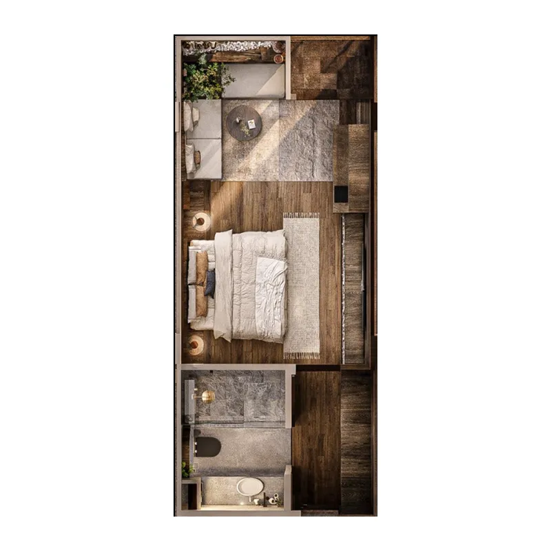Element Residences Studio floor plan, 441 – 925 sqft