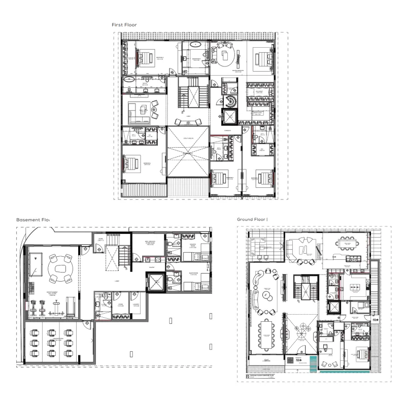 Dubai’s Hills Fairways 69 7 bed floor plan, 16,287 sqft
