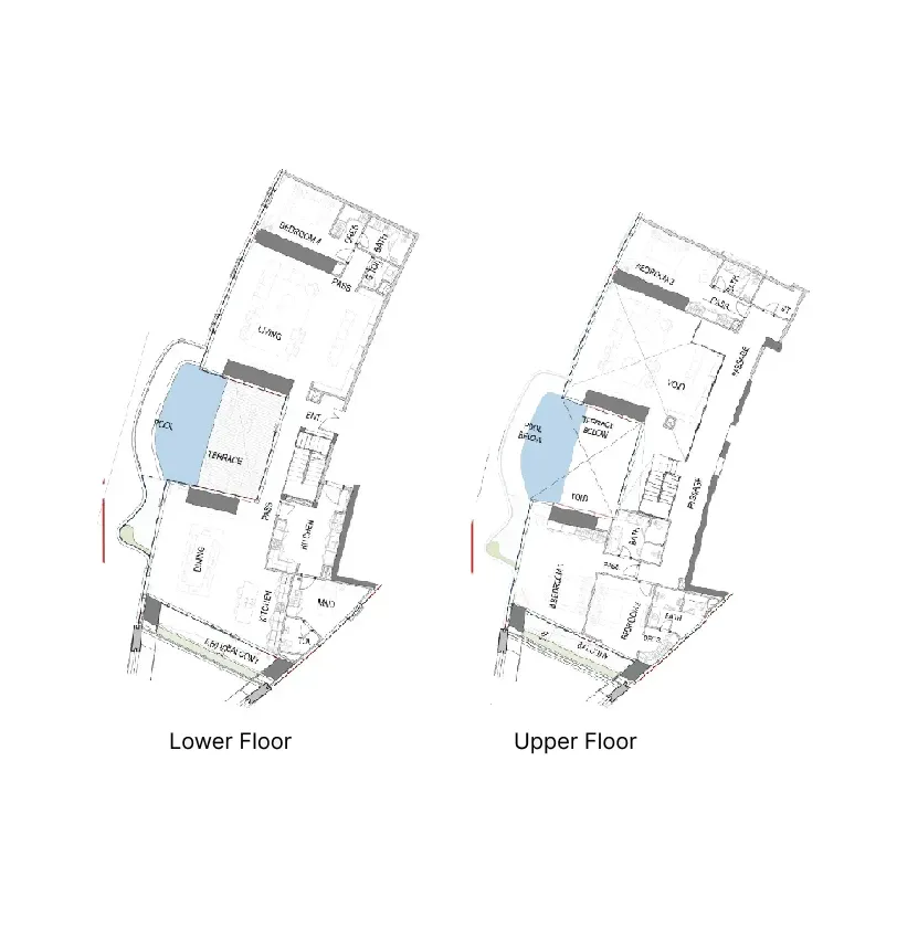 Safa One de Grisogono 4 bed floor plan, 5,907 sqft