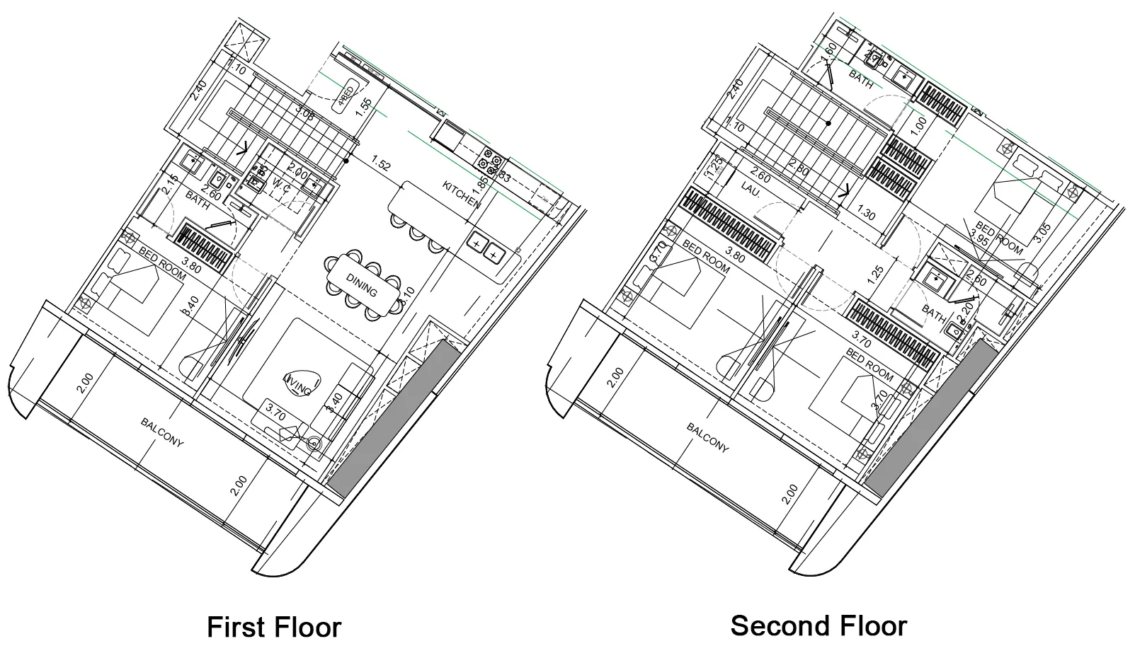 Vision Iconic 4 bed floor plan, 2,077 sqft