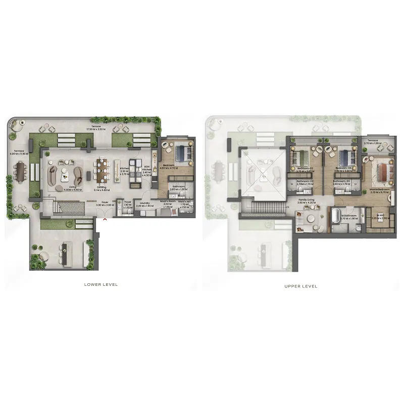 Talea 4 bed floor plan, 4,462 sqft